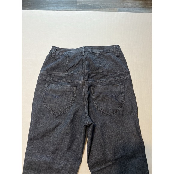 Zana Di Vintage Y2K Dark Wash Button Fly Zip Straight Leg Jeans Women's SZ 9 - Picture 3 of 16